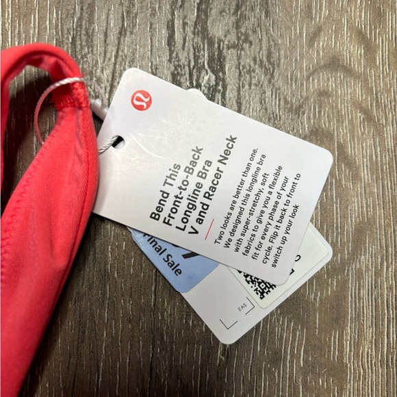 L/XL BNWT Lululemon Bend This V and Racer Bra - Picture 3 of 10